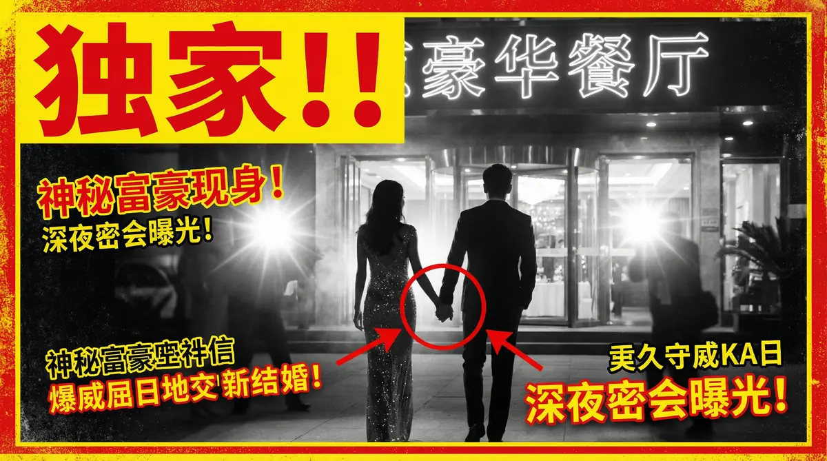 吃瓜爆料 - 一线女星与神秘富商深夜密会独家偷拍照